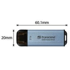Transcend ESD300S 1TB, External SSD, USB 10Gbps, Type C
