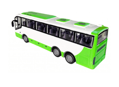 INTEREST Městský autobus na dálkové ovládání + světelné efekty 32cm - Zelený..