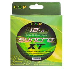 E.S.P ESP vlasec Syncro XT 12lb- 5,5kg- 0,33mm 1000m