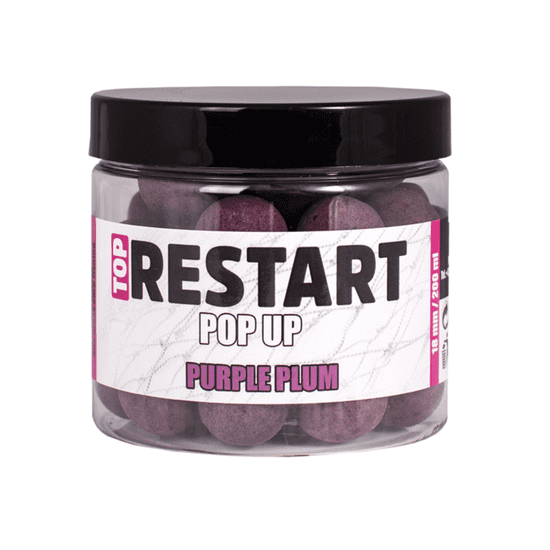 Lk Baits Pop Up Boilies Top ReStart Purple Plum 18mm 200ml