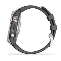 Garmin Chytré hodinky epix PRO Glass, Silver/Gray SB