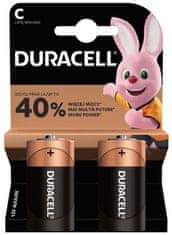 Duracell Basic alkalická baterie 2 ks (C)