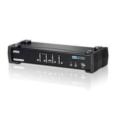 Aten 4-portový přepínač KVM DVI Dual Link/ se zvukem CS1784A