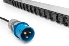 Digitus IT BASIC PDU, Vertikální, 16A, 24 x C13, 3 x C19 1fázový, 3m kabel, IEC309 16A vidlice