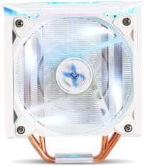 Zalman chladič CPU CNPS10X OPTIMA II / 120mm RGB ventilátor / heatpipe / PWM / výška 160mm / pro AMD i Intel / bílý