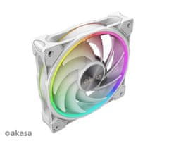 Akasa ventilátor - 12 cm - SOHO AR argb bílý