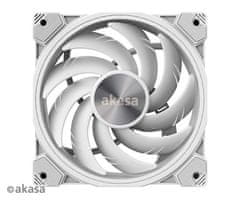 Akasa ventilátor - 12 cm - SOHO AR argb bílý