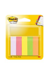 Post-It Značkovací bločky, 15 x 50 mm, 5 barev