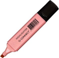 Q-Connect Zvýrazňovač pastelový - růžový, 1-5,2 mm
