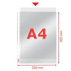 Esselte Euroobaly U v krabici-A4,lesk,75mic,100ks