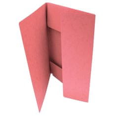 HIT Prešpánové desky se třemi chlopněmi Office - A4, růžové, 20 ks