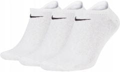 Nike Nízké bavlněné ponožky Nike 3PPK VALUE NO SHOW (3 PAIRS) bílé, L