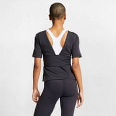 Nike Dámské funkční tričko s krátkým rukávem Nike NK STUDIO SS WRAP TOP W, XS