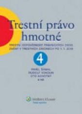 Pavel Šámal: Trestní právo hmotné, 4. díl