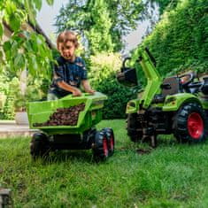 Falk Falk Traktor Claas Avec Zelený Na Pedály S Příchytkou