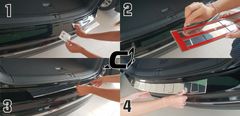 Croni Ochranná lišta hrany kufru Škoda Octavia III Combi carbon