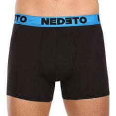 Nedeto 7PACK pánské boxerky černé (7NB002b) - velikost XXXL