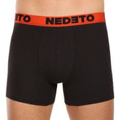 Nedeto 7PACK pánské boxerky černé (7NB002b) - velikost XL