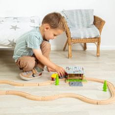 Bigjigs Rail Stodola na kolejích