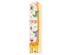 Dětský metr na zeď pěnový žirafa 120 cm