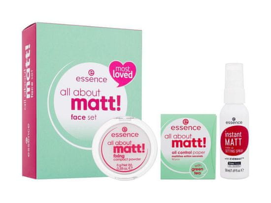 Essence 8g all about matt! face set, pudr