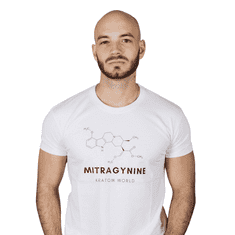 Kratom World Mitragynine - Kratom World Pánské tričko Bílé Velikost L