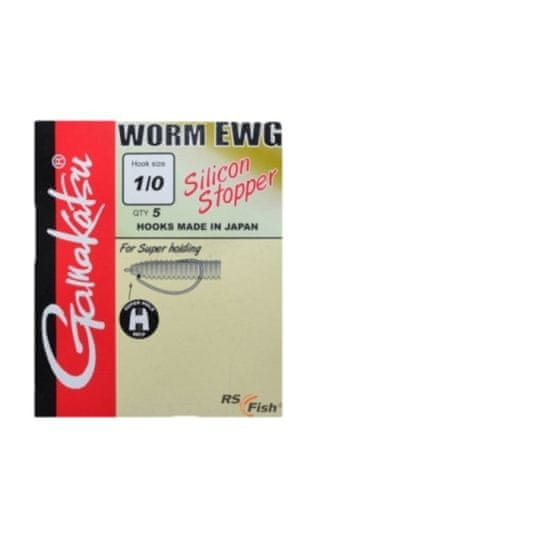 Gamakatsu Háček Worm EWG Silicon Stopper 4