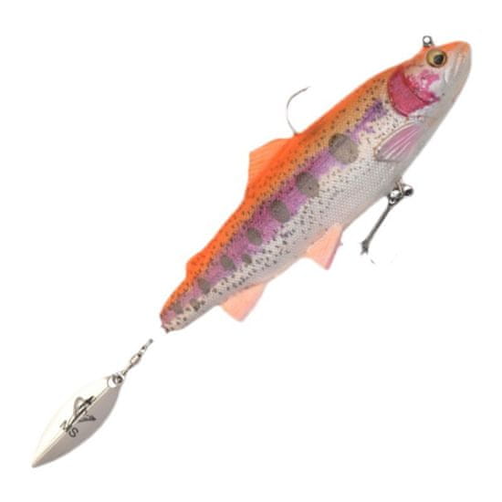 Savage Gear Ripper 4D Spin Shad Trout - barva Golden Albino