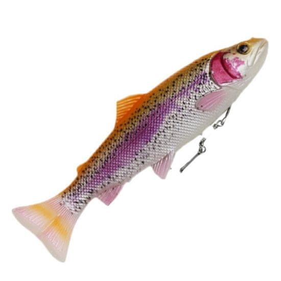 Savage Gear Ripper 4D Line Thru Pulse Tail Trout - barva Albino Trout