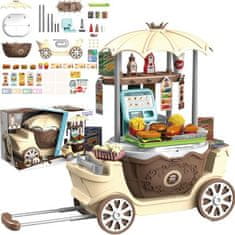 WOOPIE WOOPIE FastFood Shop on Wheels Trolley Slide 59 ac. 4w1