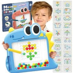 WOOPIE WOOPIE Dětská magnetická tabule Montessori MagPad Dinosaur