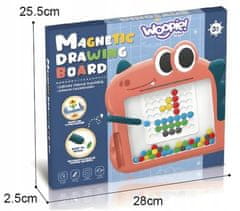 WOOPIE WOOPIE Dětská magnetická tabule Montessori MagPad Dinosaur