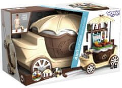 WOOPIE WOOPIE FastFood Shop on Wheels Trolley Slide 59 ac. 4w1