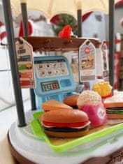 WOOPIE WOOPIE FastFood Shop on Wheels Trolley Slide 59 ac. 4w1