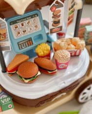 WOOPIE WOOPIE FastFood Shop on Wheels Trolley Slide 59 ac. 4w1