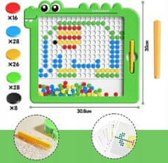 WOOPIE WOOPIE Dětská magnetická tabule Montessori MagPad Dinosaur