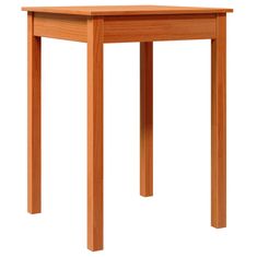 Vidaxl Jídelní stůl voskově hnědý 55 x 55 x 75 cm masivní borové dřevo