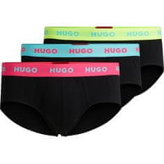 Hugo Boss 3 PACK - pánské slipy HUGO 50469783-730 (Velikost M)