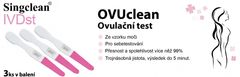 Singclean OVUCLEAN MIDSTREAM Ovulační test 3 ks