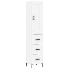 Vidaxl Skříň highboard bílá 34,5 x 34 x 180 cm kompozitní dřevo