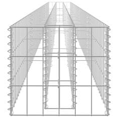 Vidaxl Gabionový vyvýšený záhon pozinkovaná ocel 450 x 30 x 30 cm