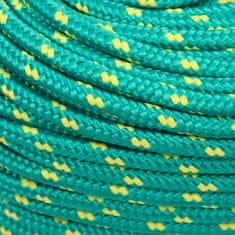 Vidaxl Lodní lano zelené 6 mm 500 m polypropylen