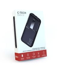 C-Tech Powerbanka 10000mAh, Li-Pol, 22,5W, USB-C/USB-A/micro USB