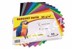 Hit office Barevný papír - A4 / 80 g / 60 listů / barevný mix