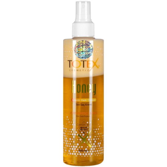 Totex Hair Conditioner Spray Honey - dvoufázový kondicionér na vlasy, 300ml, intenzivně hydratuje a vyživuje vlasy