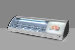 Hendi Stojan na sushi 5x GN 1/3 Arktic 230V/160W 1307x445x(H)327mm - 233757