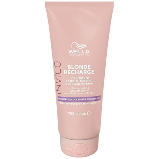 Wella Invigo Blonde Recharge Conditioner - kondicionér pro blond vlasy, 200ml, intenzivně vyživuje a vyhlazuje vlasy