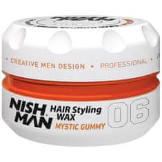 NISHMAN Hair Wax 06 Mystic Gummy - vosk pro modelování vlasů, 150ml, umožňuje snadnou modelaci vlasů