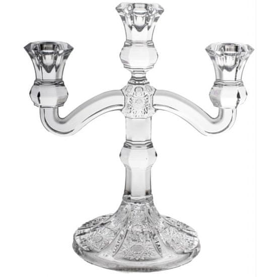 Royal Crystal Svícen 500PK, čirý křišťál, výška 255 mm