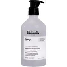 Loreal Professionnel L'Oreal Silver Shampoo - šampon pro zesvětlené šedivé vlasy 500ml, zabraňuje žloutnutí vlasů